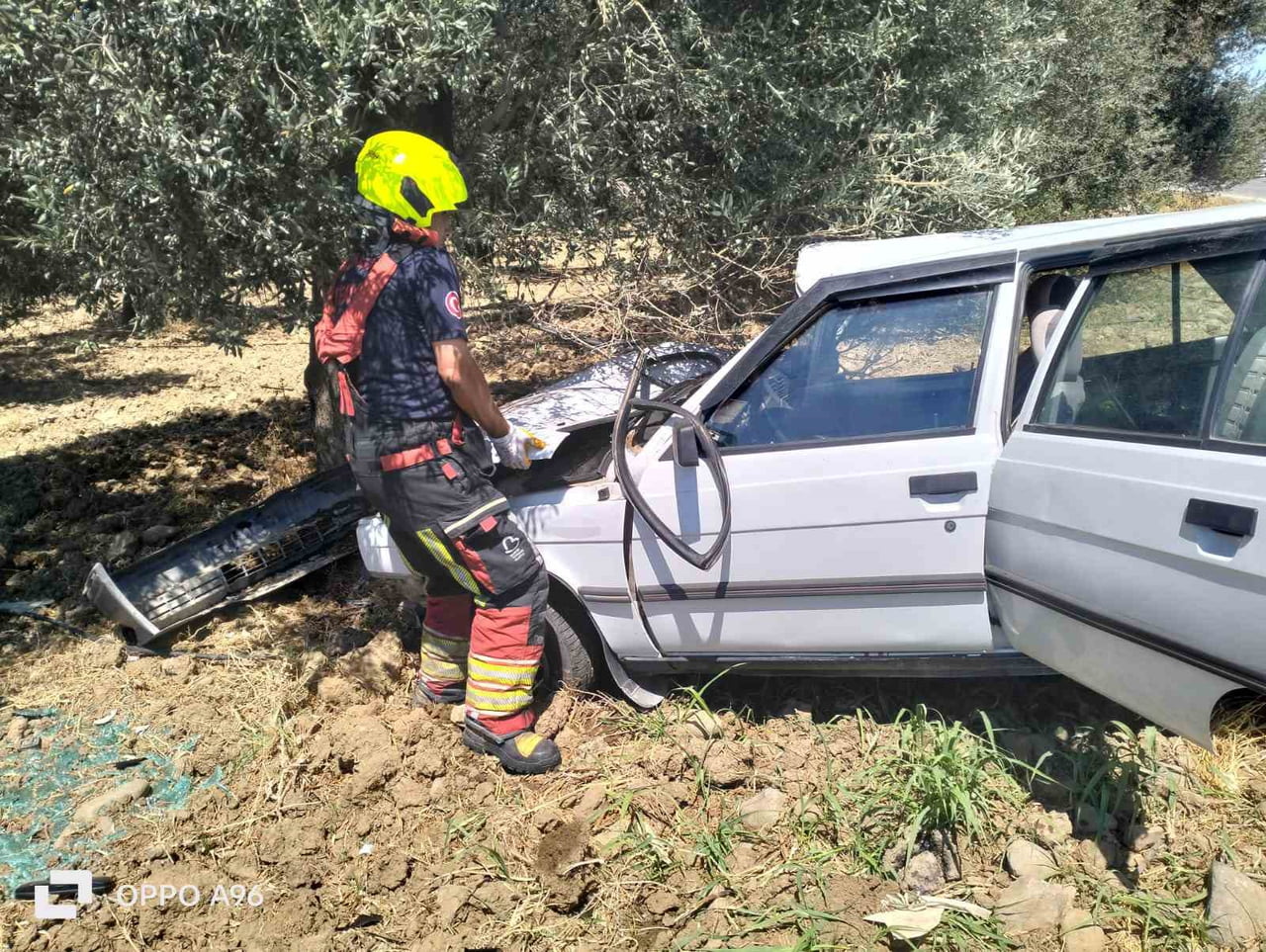 KAZADA İKİ KİŞİ YARALANDI