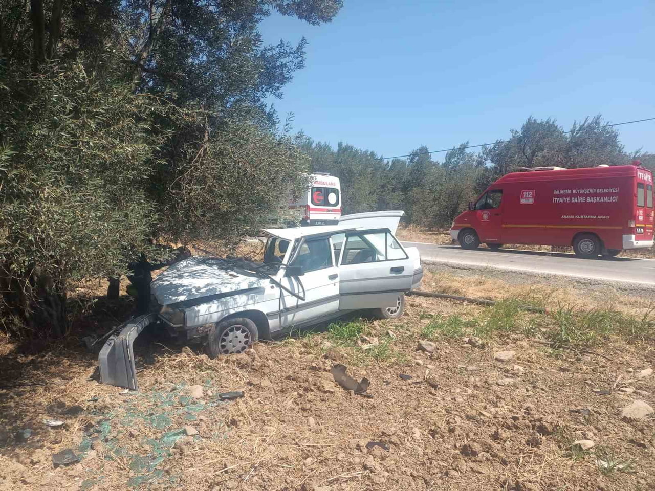 KAZADA İKİ KİŞİ YARALANDI