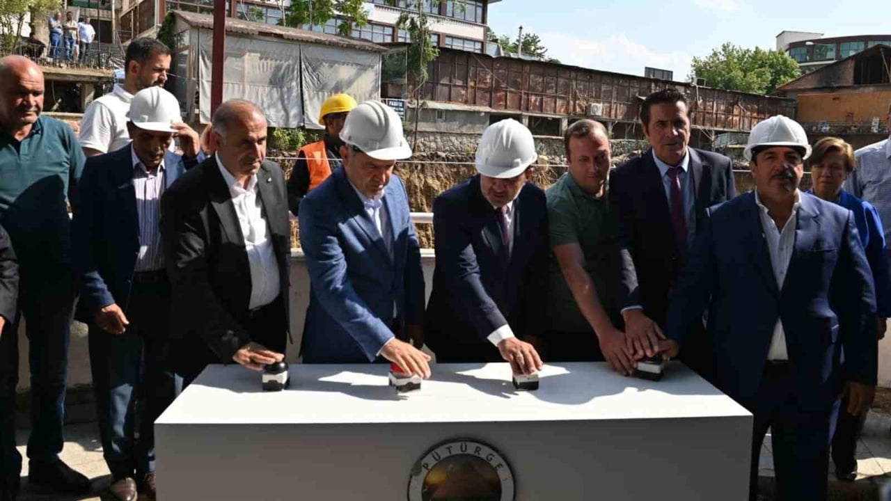 KENTSEL DÖNÜŞÜM PROJESİ, KÜLTÜR MERKEZİ, KOOPERATİF BİNASI VE OTOGAR BİNASININ TEMEL ATMA TÖRENİ...