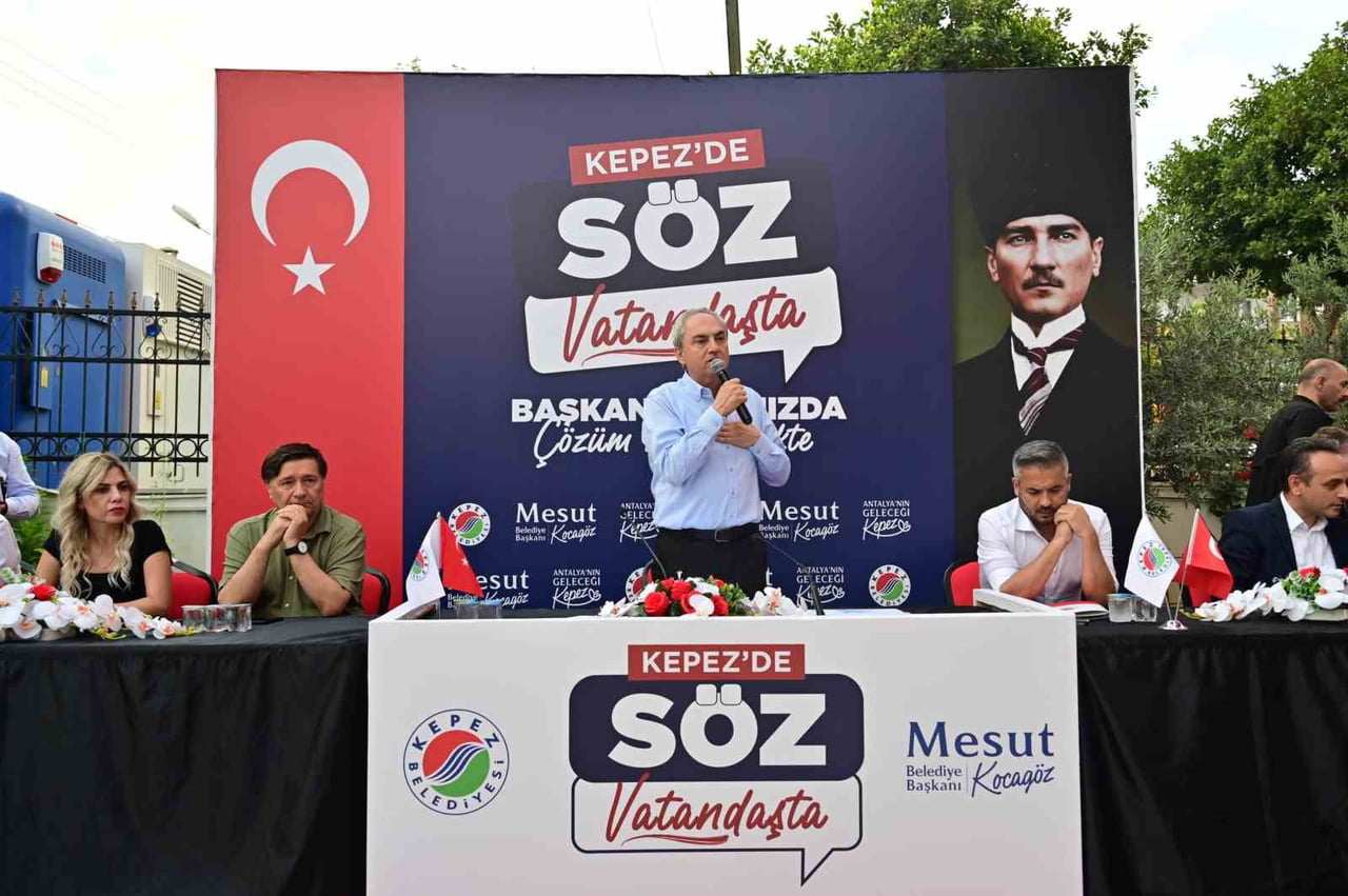 KEPEZ BELEDİYE BAŞKANI MESUT KOCAGÖZ, 2 TEMMUZ PERŞEMBE GÜNÜ YAVUZ SELİM MAHALLESİ KEPEZ SEYİR...