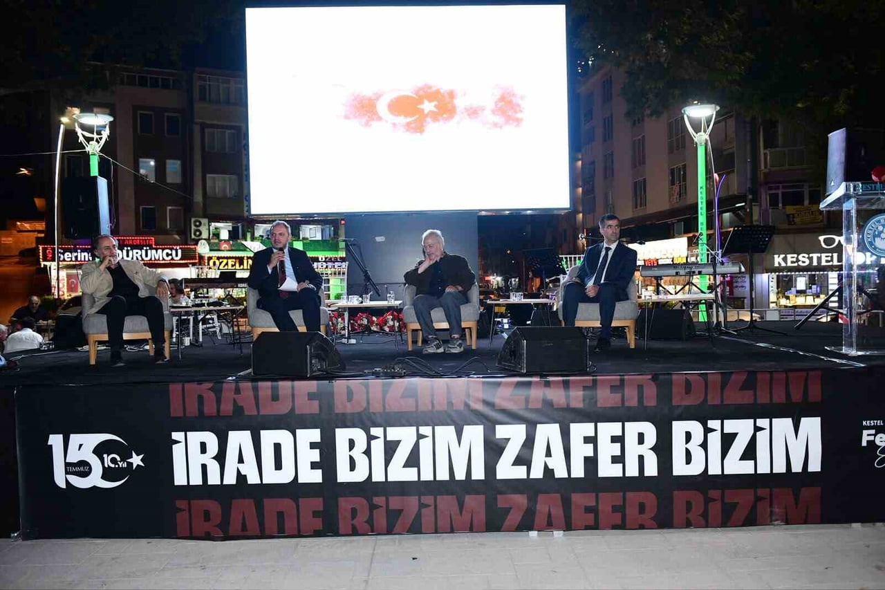 KESTEL BELEDİYESİ, 15 TEMMUZ DEMOKRASİ VE MİLLÎ BİRLİK GÜNÜ DOLAYISIYLA GÜN BOYU DÜZENLEDİĞİ...