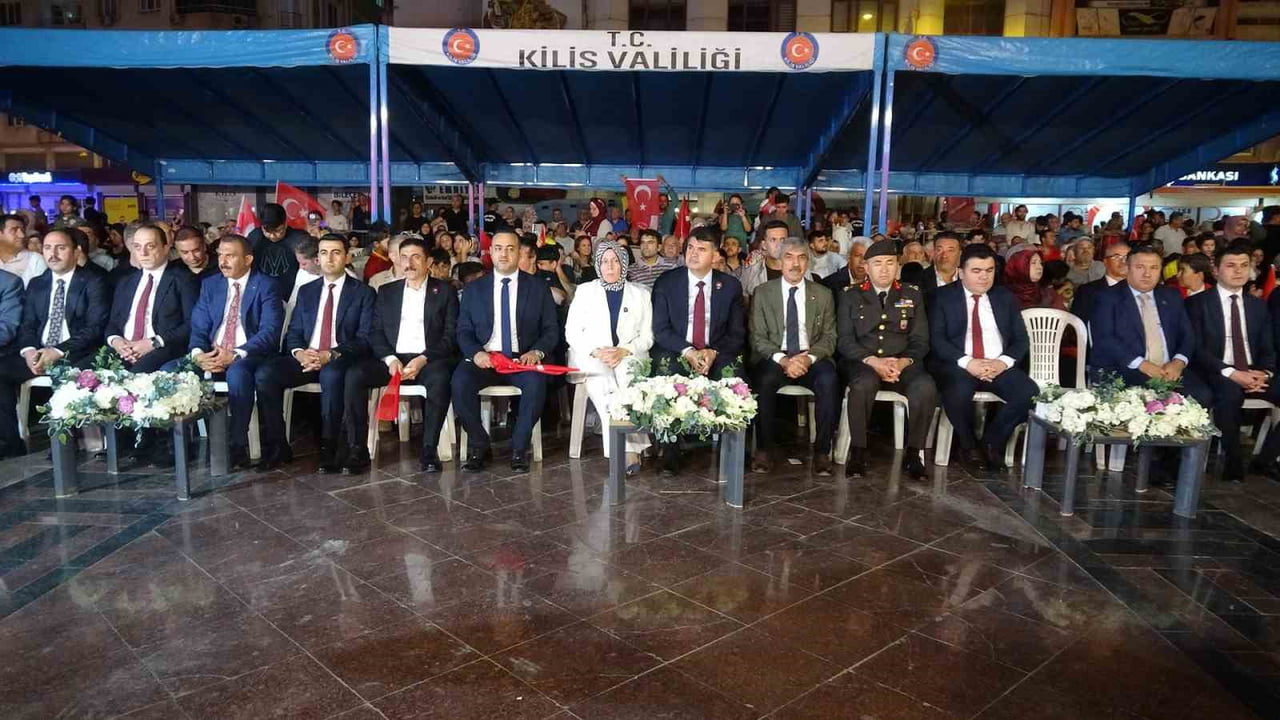 KİLİS'TE 15 TEMMUZ DEMOKRASİ VE MİLLİ BİRLİK GÜNÜ ETKİNLİKLERLE ANILDI