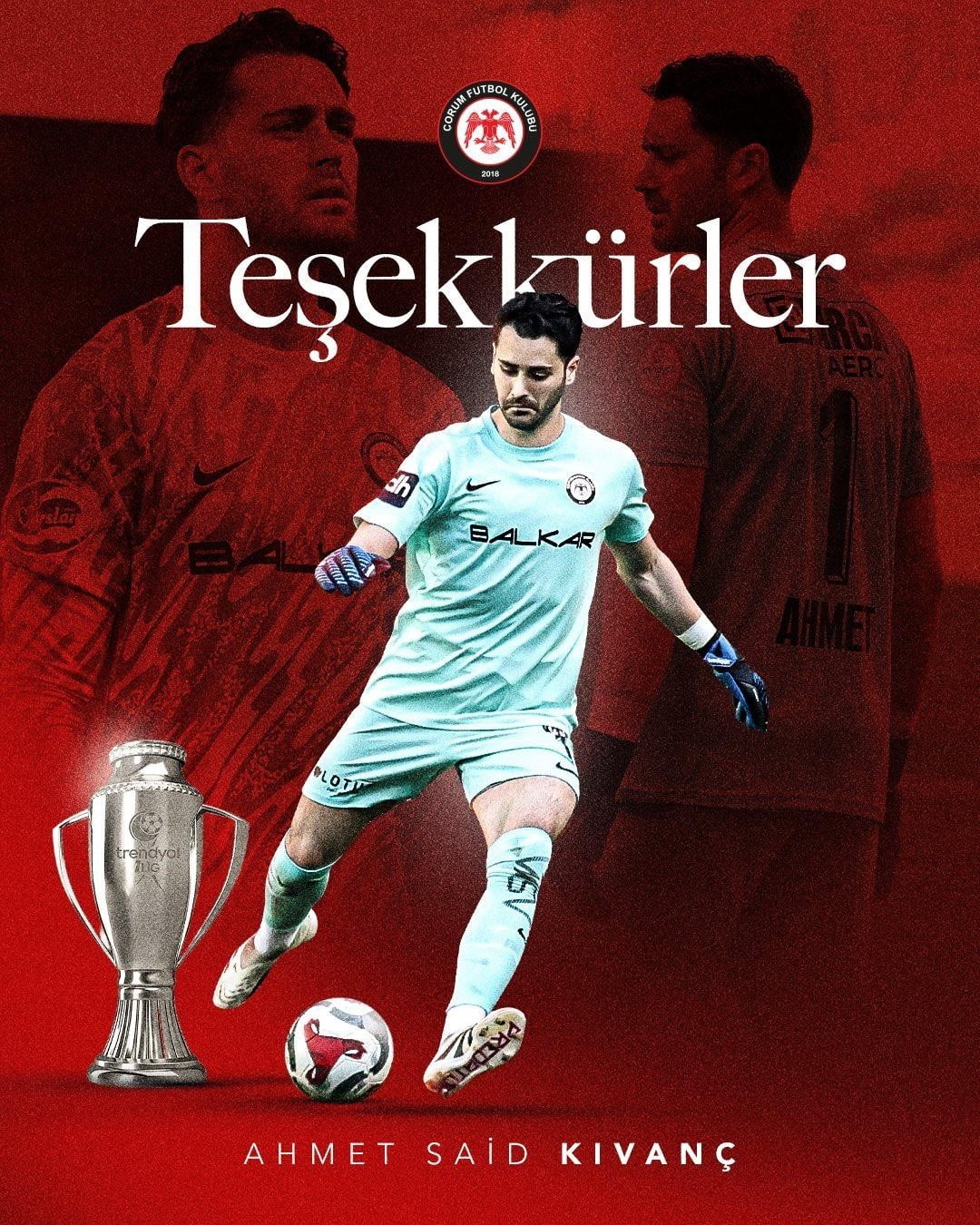 KIRMIZI-SİYAHLI EKİP, PROFESYONEL FUTBOLCU AHMET SAİD KIVANÇ İLE OLAN SÖZLEŞMENİN KARŞILIKLI...