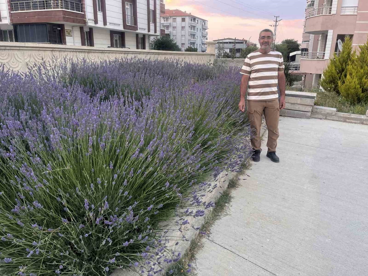 KIRŞEHİR'İN ÇİÇEKDAĞI İLÇESİNDE BULUNAN MAHSENLİ ALİ EFENDİ CAMİİ'NİN BAHÇESİ, İMAM HATİBİN 5 YIL...