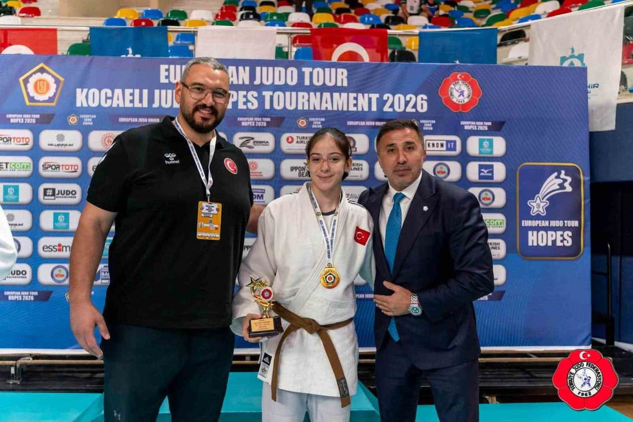 KOCAELİ'DE DÜZENLENEN U14 EUROPEAN JUDO TOUR-EUROPEAN HOPES TOURNAMENT 2026'DA MÜCADELE EDEN MİLLİ...