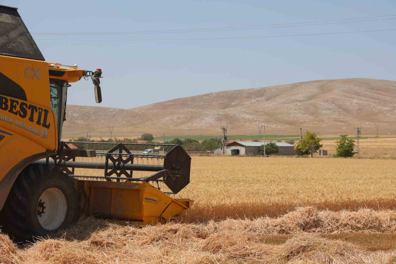 KONYA OVASI'NDA 2026 ÜRETİM SEZONUNDA HUBUBAT HASADI TAMAMLANMA AŞAMASINA GELDİ