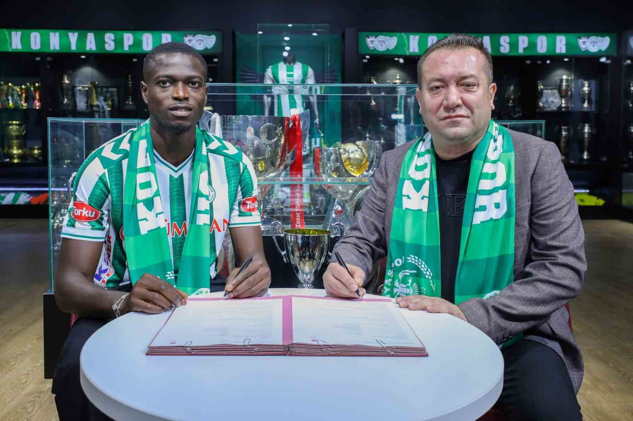 KONYASPOR, GAMBİYALI KANAT OYUNCUSU EBRİMA COLLEY İLE SATIN ALMA OPSİYONUYLA KİRALIK OLARAK...