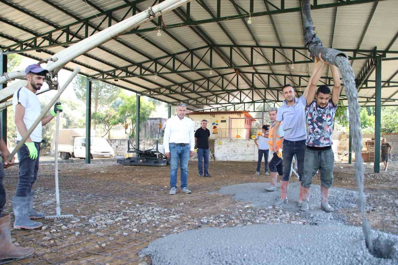 KÖŞK BELEDİYESİ TARAFINDAN GÜZELKÖY MAHALLESİ’NDE YAPIMINA BAŞLANAN SOSYAL ALAN PROJESİYLE DÜĞÜN...