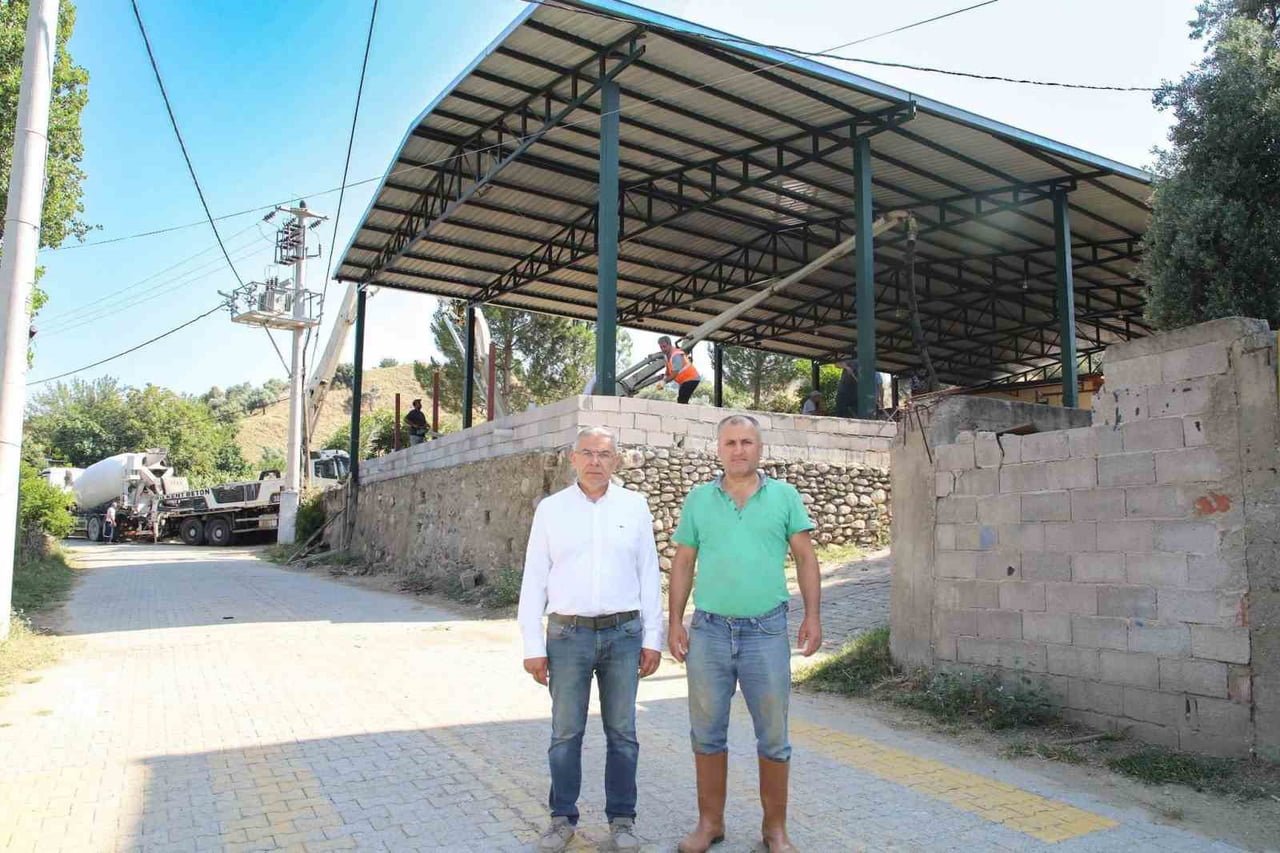 KÖŞK BELEDİYESİ TARAFINDAN GÜZELKÖY MAHALLESİ’NDE YAPIMINA BAŞLANAN SOSYAL ALAN PROJESİYLE DÜĞÜN...