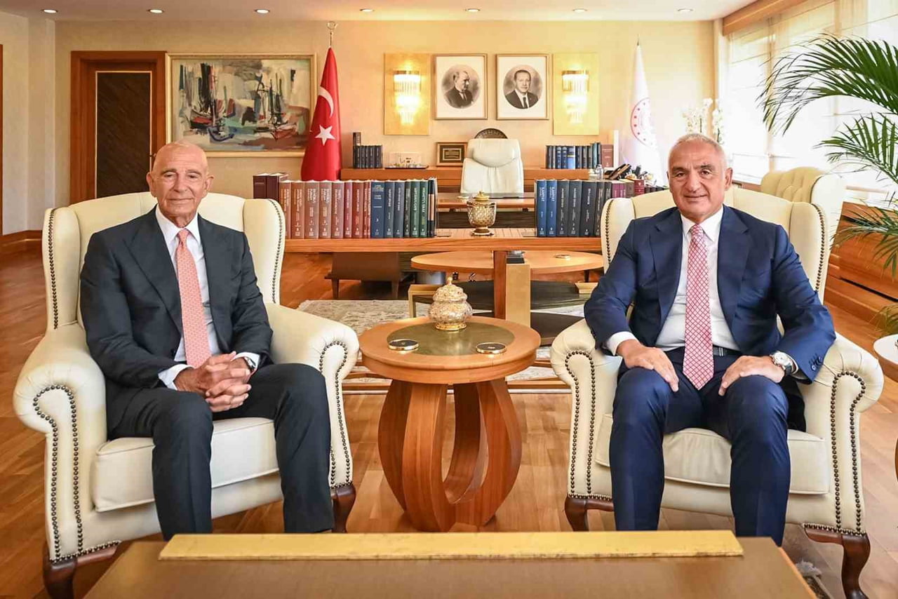 KÜLTÜR VE TURİZM BAKANI MEHMET NURİ ERSOY, AMERİKA BİRLEŞİK DEVLETLERİ’NİN ANKARA BÜYÜKELÇİSİ TOM...