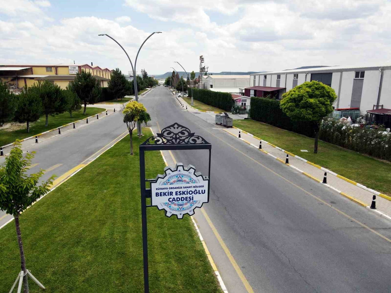 KÜTAHYA OSB'DE İKİ CADDEYE SANAYİCİLERİN İSİMLERİ VERİLDİ