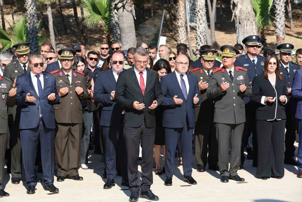KUZEY KIBRIS TÜRK CUMHURİYETİ'NDEKİ (KKTC) BOĞAZ ŞEHİTLİĞİ'NDE 15 TEMMUZ DEMOKRASİ VE MİLLİ BİRLİK...
