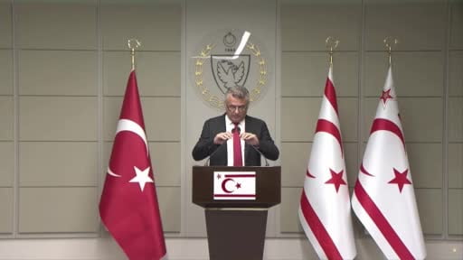 Kuzey Kıbrıs Türk Cumhuriyeti (KKTC) Cumhurbaşkanı Tufan Erhürman, Birleşmiş Milletler (BM) Genel...