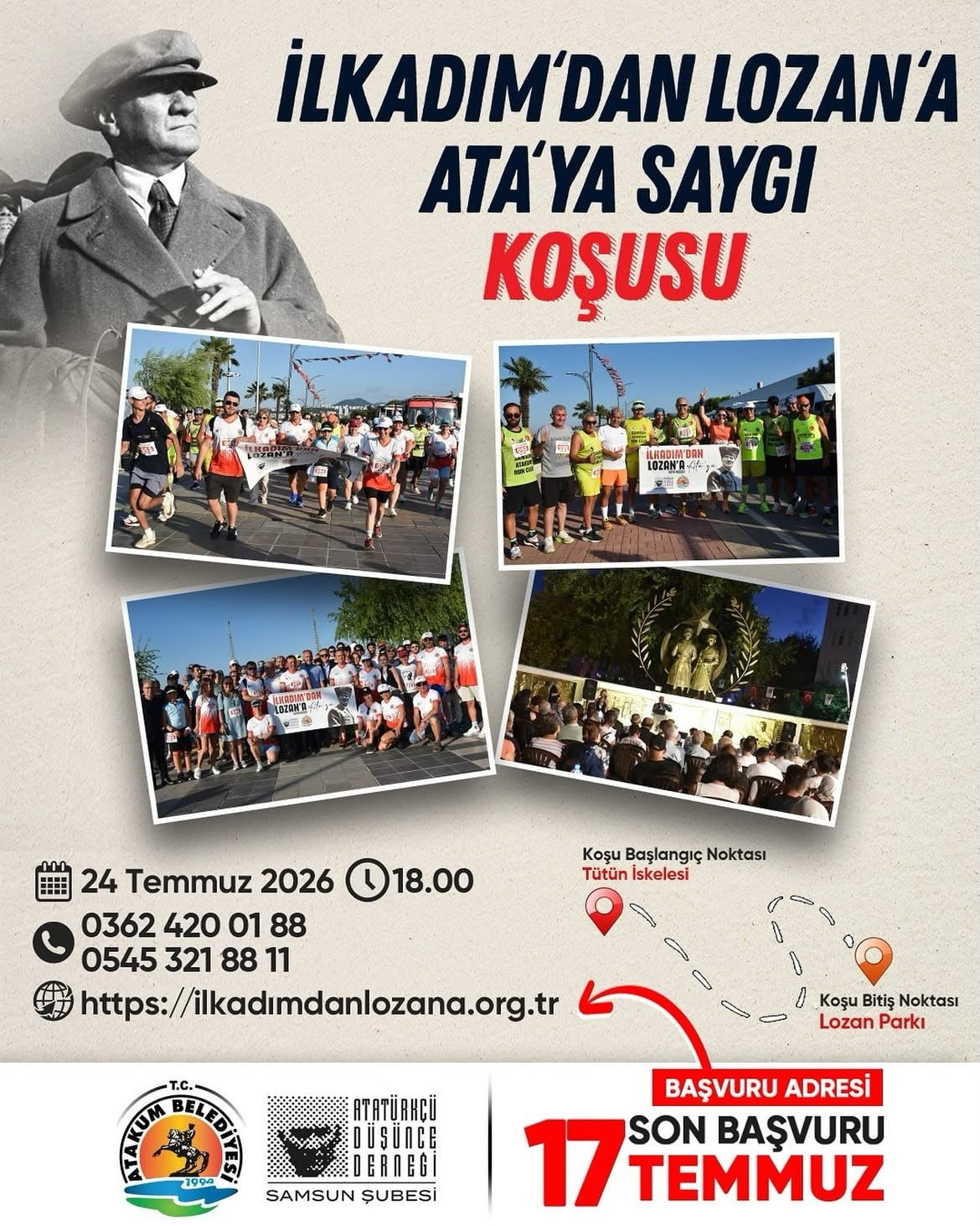 LOZAN ANTLAŞMASI’NIN YIL DÖNÜMÜ KUTLAMALARI KAPSAMINDA GELENEKSEL OLARAK DÜZENLENEN İLKADIM'DAN...