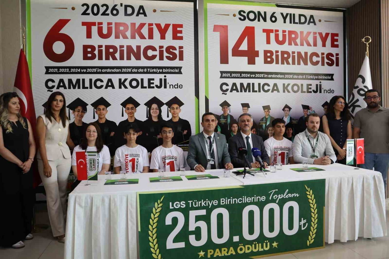 MALATYA ÇAMLICA KOLEJİ, 6 TÜRKİYE BİRİNCİSİ ÇIKARDI