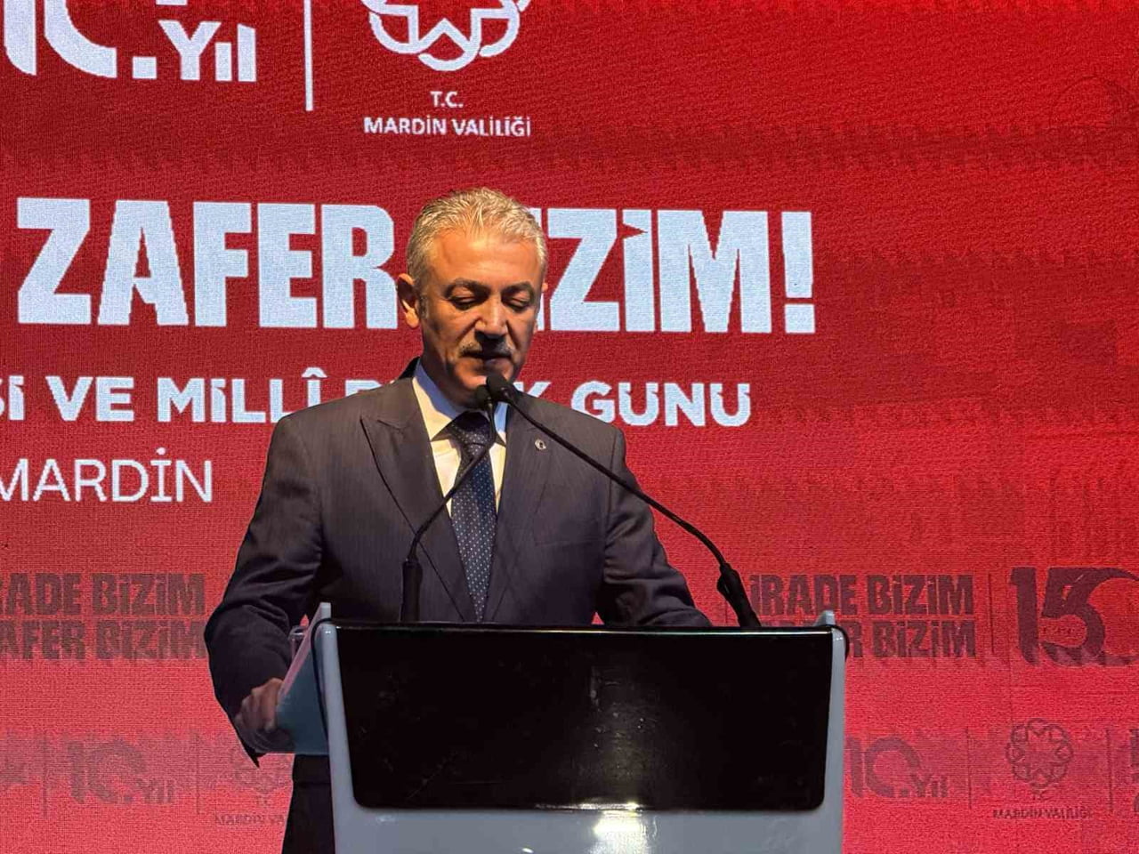 MARDİN VALİSİ TUNCAY AKKOYUN, PROGRAMDA YAPTIĞI KONUŞMADA, 15 TEMMUZ’UN MİLLETİN HAFIZASINDA...