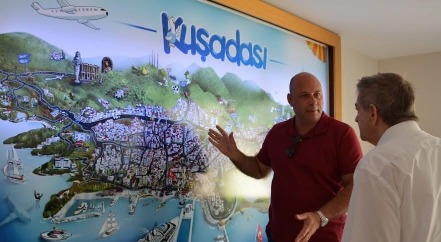 MARL–KUŞADASI KARDEŞ ŞEHİR DERNEĞİ HEYETİ, KUŞADASI TİCARET ODASI YÖNETİMİNİ ZİYARET ETTİ....