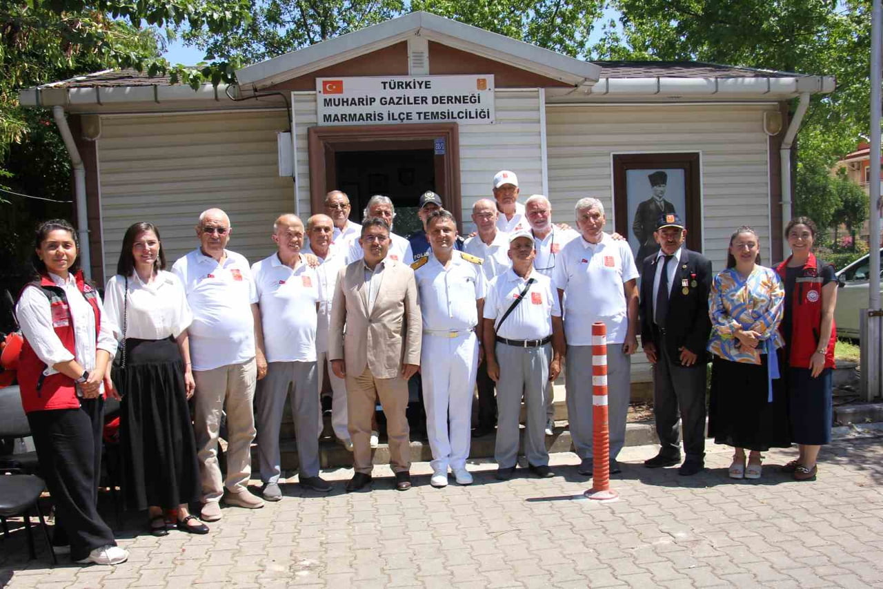MARMARİS'TE KIBRIS GAZİLERİ "YİNE ÇAĞRILSA VATAN İÇİN GÖREVE HAZIRIZ"