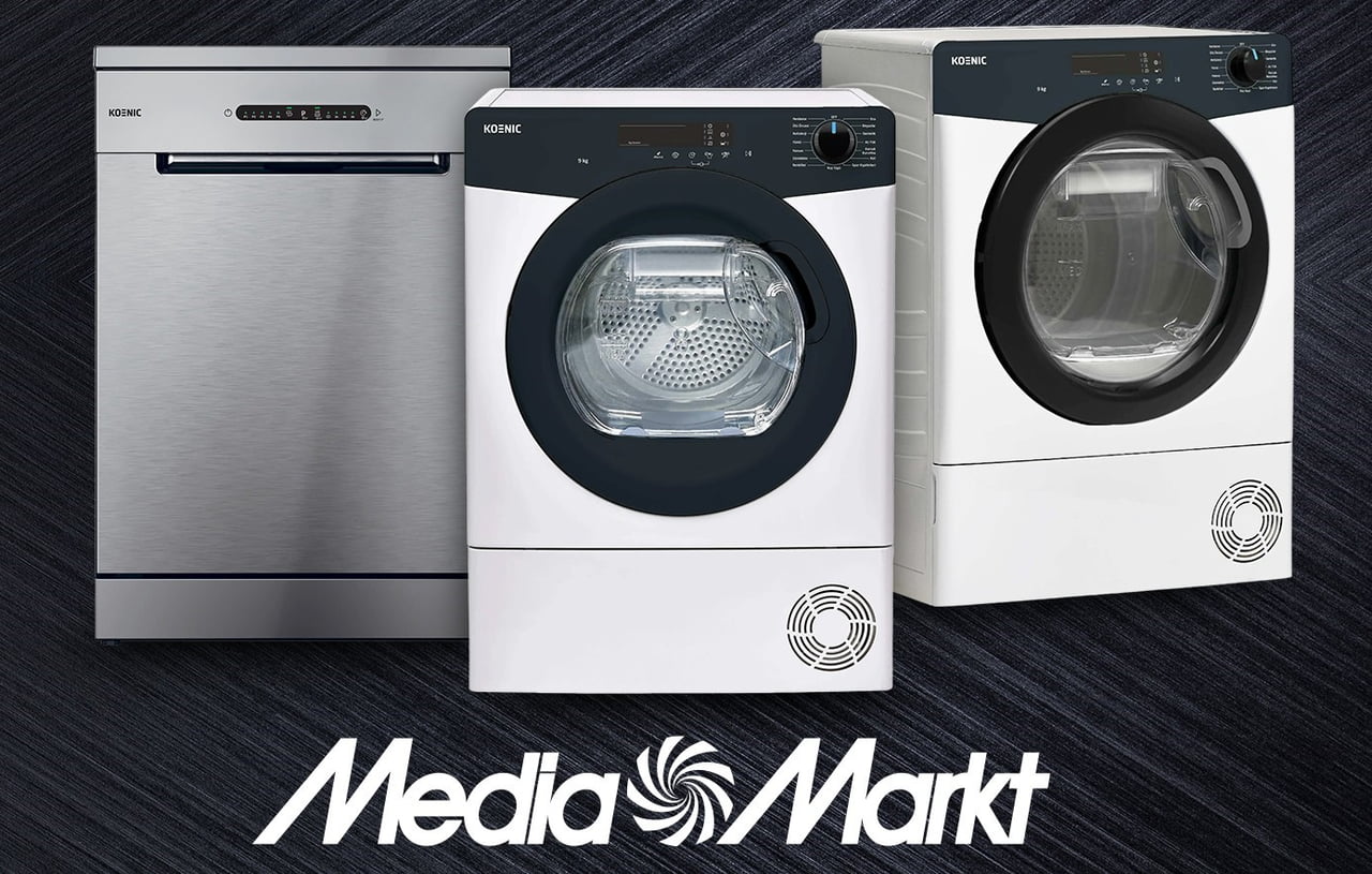 MEDİAMARKT'IN KENDİ MARKASI KOENIC, ÇAMAŞIR MAKİNESİ, BULAŞIK MAKİNESİ VE KURUTMA MAKİNESİ ÜRÜN...