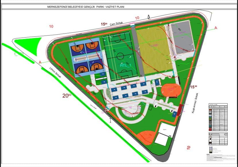 MERKEZEFENDİ BELEDİYESİ TARAFINDAN İLÇEYE KAZANDIRILACAK GENÇLİK PARKI SPOR KOMPLEKSİ...