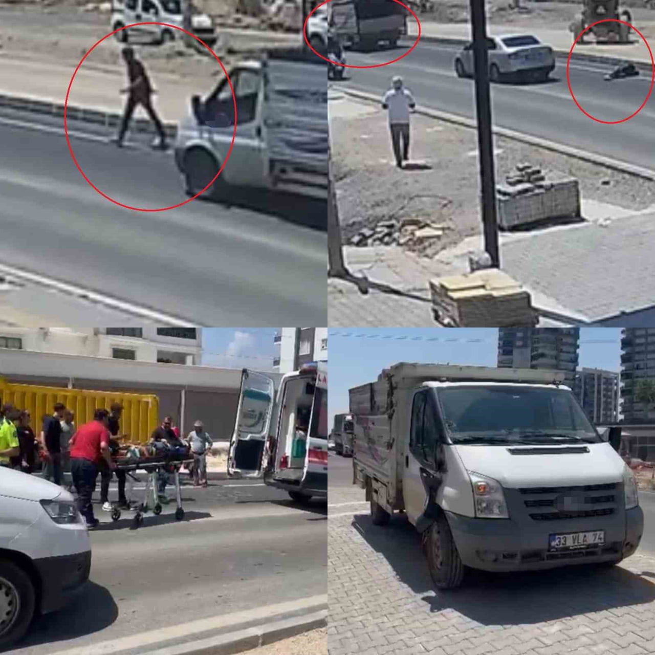 MERSİN'İN ERDEMLİ İLÇESİNDE 16 YAŞINDAKİ SÜRÜCÜNÜN KULLANDIĞI KAMYONETİN ÇARPTIĞI YAYA AĞIR...
