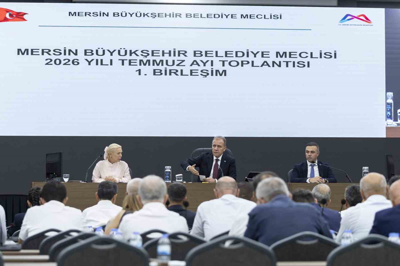 MERSİN BÜYÜKŞEHİR BELEDİYE MECLİSİ'NİN TEMMUZ AYI TOPLANTISINDA KONUŞAN BAŞKAN VAHAP SEÇER...