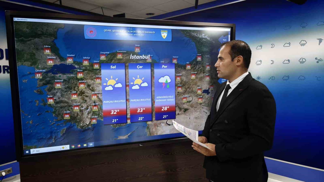 METEOROLOJİ GENEL MÜDÜRLÜĞÜ HAVA TAHMİN UZMANI SERDAR YILDIRIM, TÜRKİYE GENELİNDE HAFTA SONU YAĞIŞ...