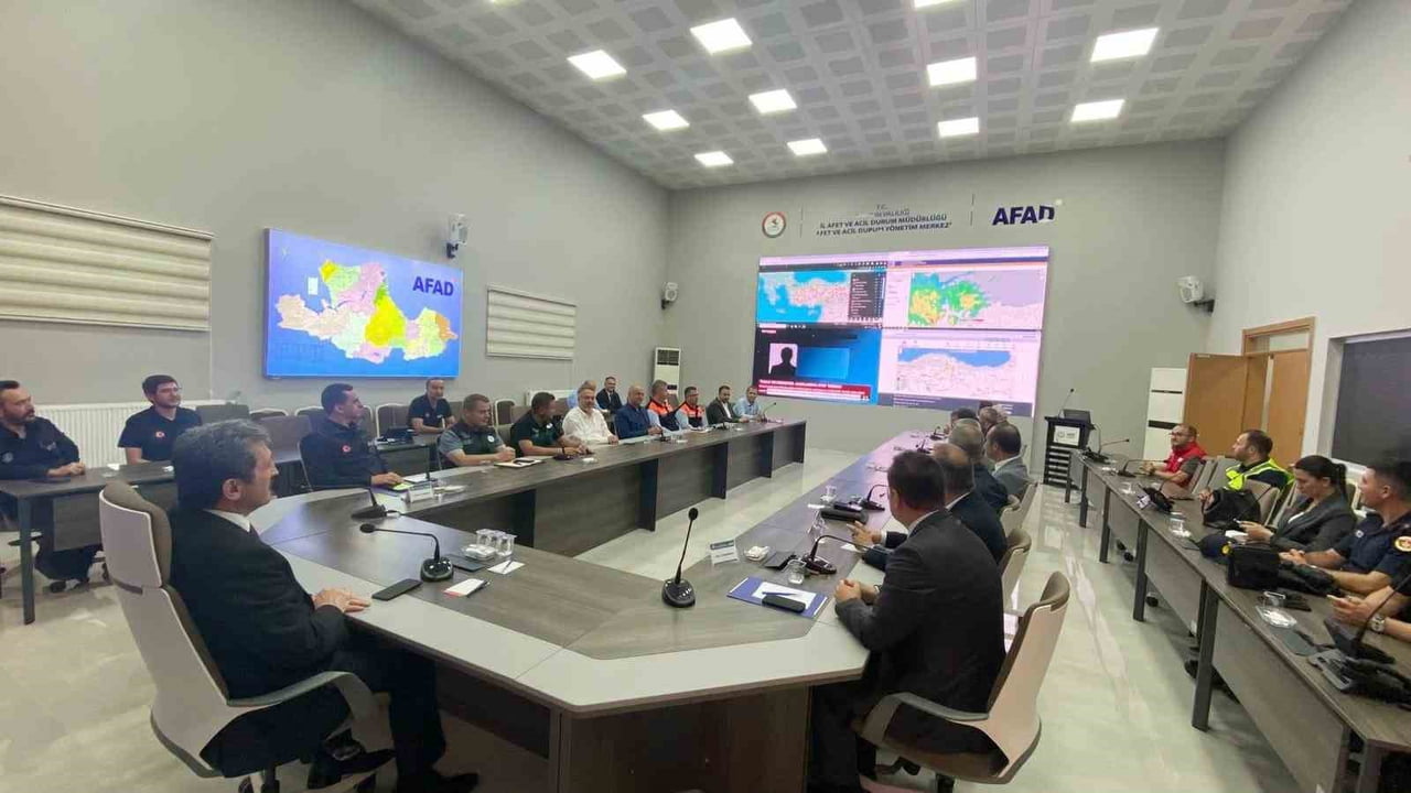 METEOROLOJİ GENEL MÜDÜRLÜĞÜ(MGM) TARAFINDAN SAMSUN GENELİ İÇİN VERİLEN TURUNCU KODLU METEOROLOJİK...