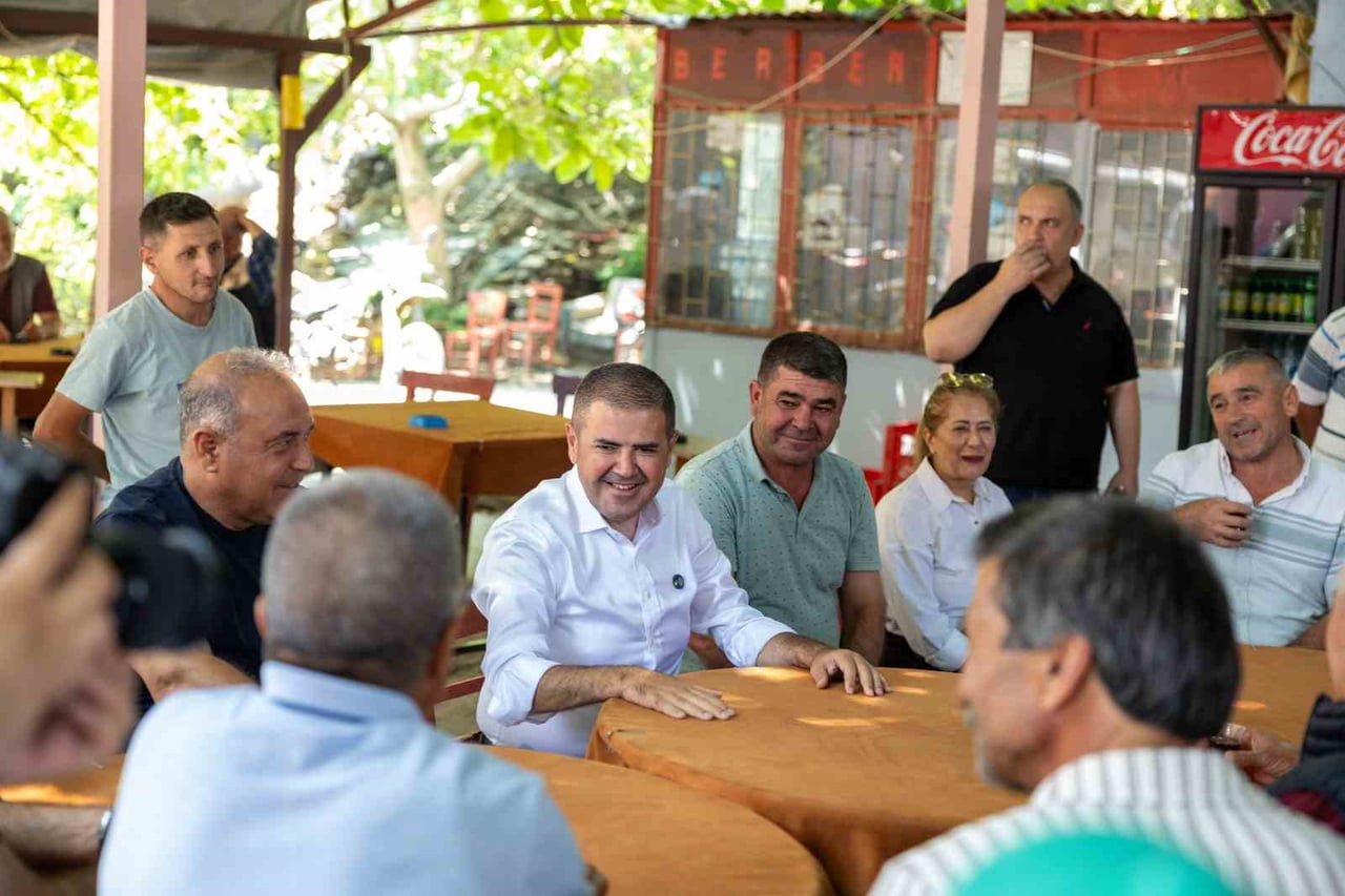 MEZİTLİ BELEDİYE BAŞKANI AHMET SERKAN TUNCER, KIRSAL MAHALLELERDE VATANDAŞLAR VE MUHTARLARLA BİR...