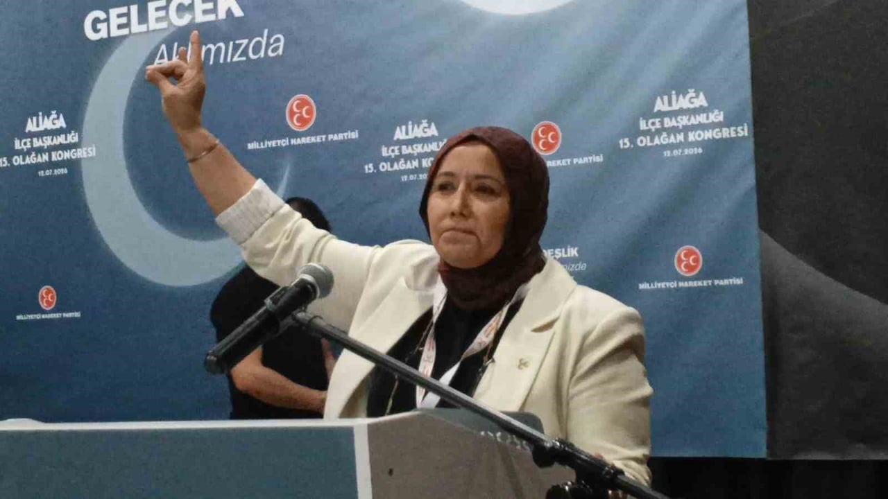 MHP ALİAĞA İLÇE BAŞKANI NURAY AYDEMİR