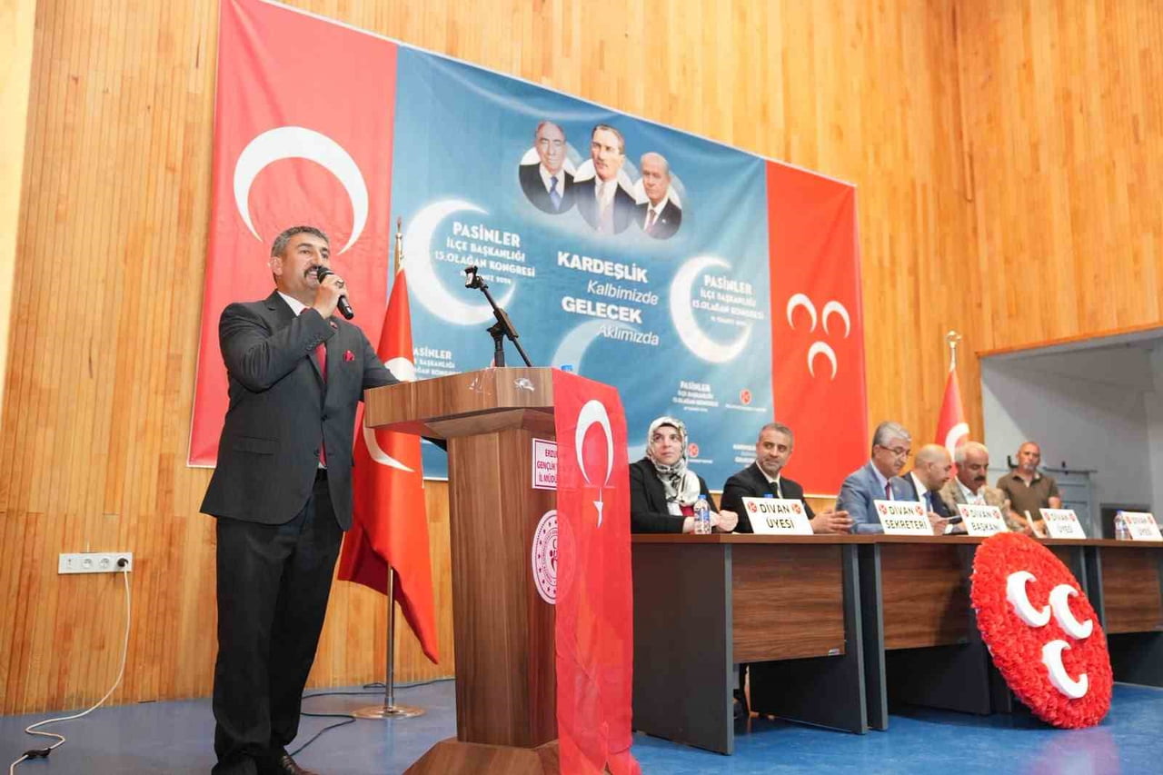MİLLİYETÇİ HAREKET PARTİSİ (MHP) ERZURUM İL BAŞKANLIĞI, İLÇE KONGRE TAKVİMİ KAPSAMINDA PASİNLER...
