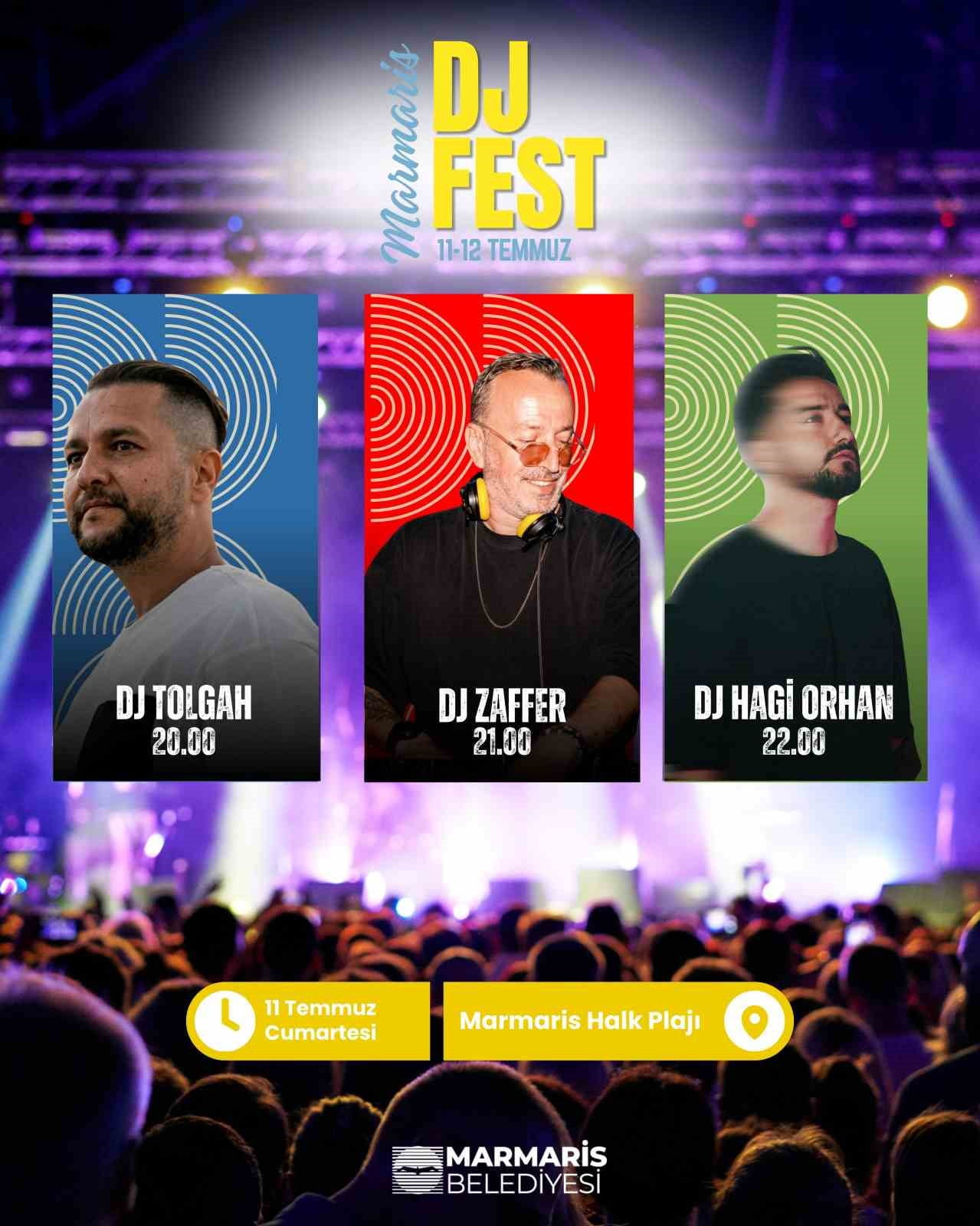 MUĞLA'NIN MARMARİS İLÇESİNDE 11-12 TEMMUZ’DA İKİNCİ KEZ DÜZENLENECEK MARMARİS DJ FEST, GÜN...