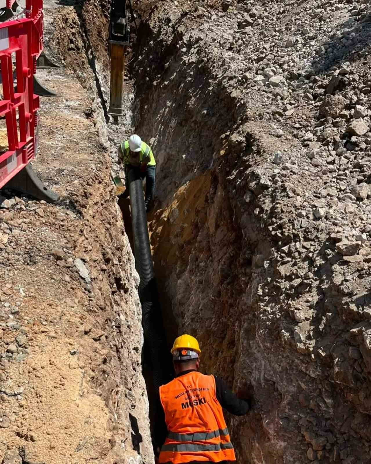 MUĞLA BÜYÜKŞEHİR BELEDİYESİ SU VE KANALİZASYON İDARESİ (MUSKİ) TARAFINDAN KANALİZASYON HATTI...