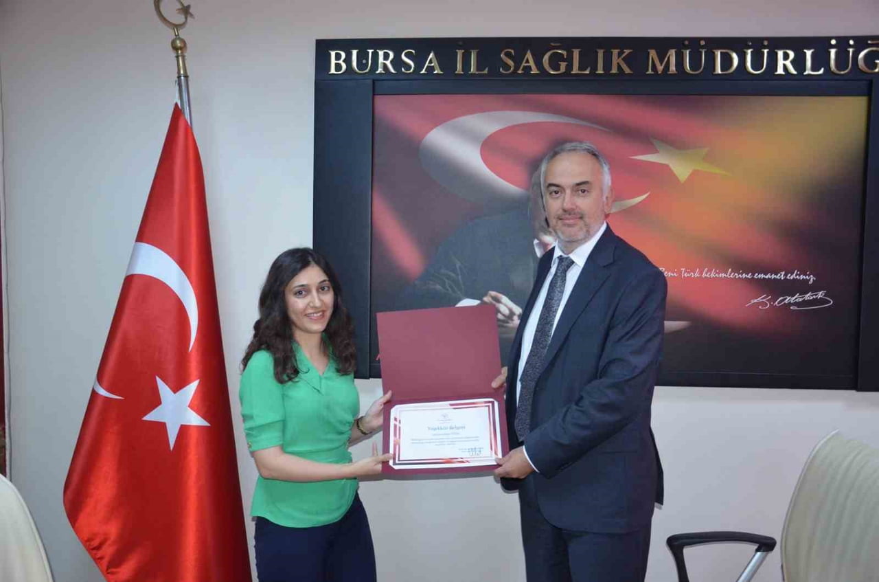MUSTAFA ÇETİN, GURBET MİSTİK'E TEŞEKKÜR BELGESİ VERDİ