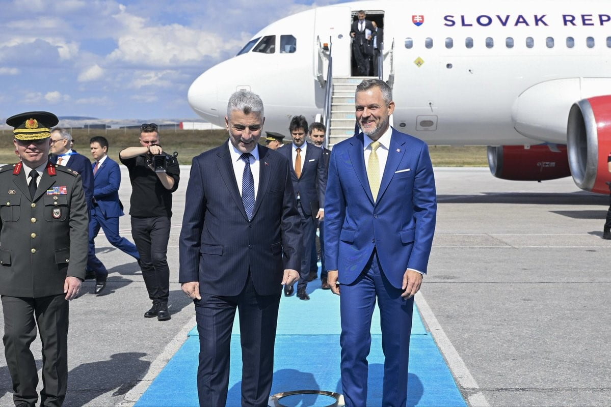 NATO LİDERLER ZİRVESİ KAPSAMINDA, SLOVAKYA CUMHURBAŞKANI PETER PELLEGRİNİ ANKARA’YA GELDİ.