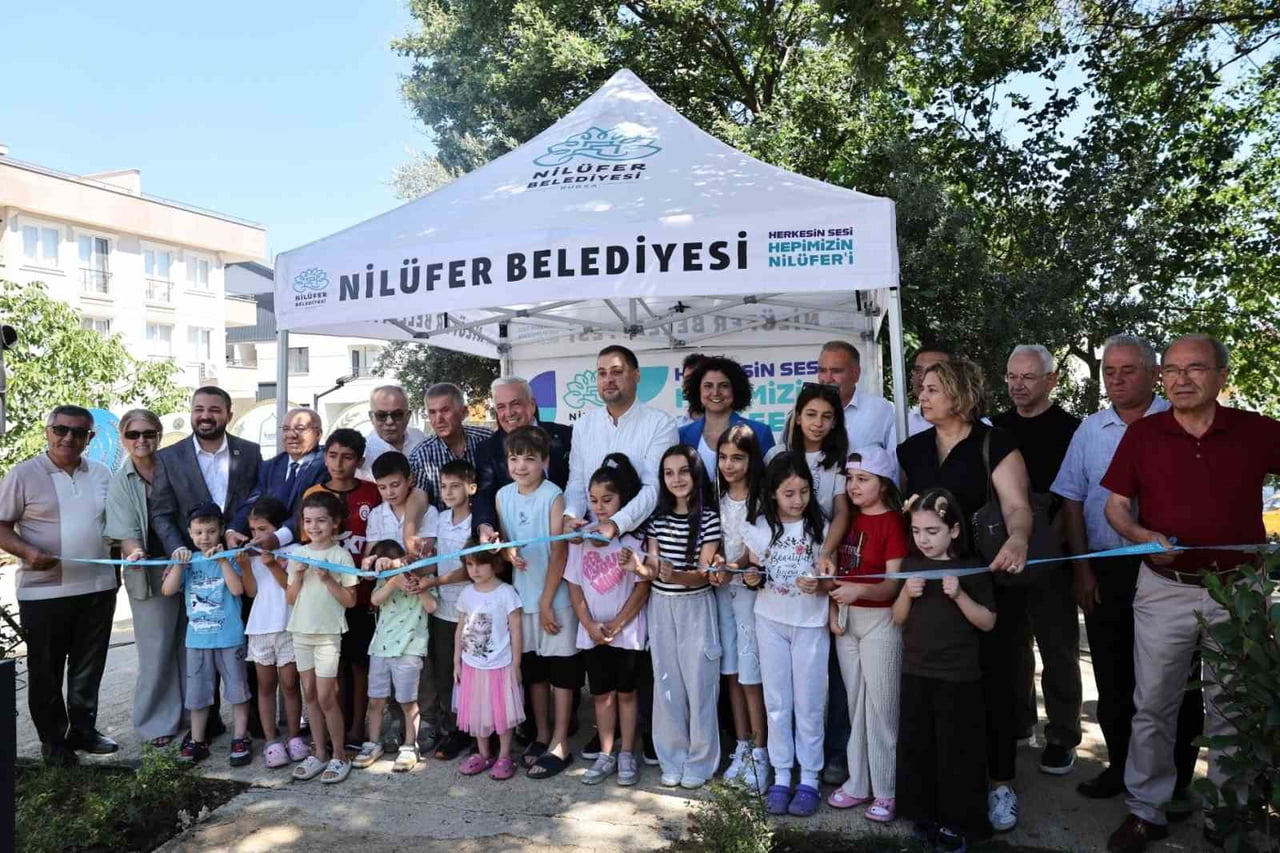 NİLÜFER BELEDİYESİ, ÇALI MAHALLESİ'NDE 3 BİN 424 METREKARE ALAN ÜZERİNE KURULAN MEHMETÇİK PARKI'NI...