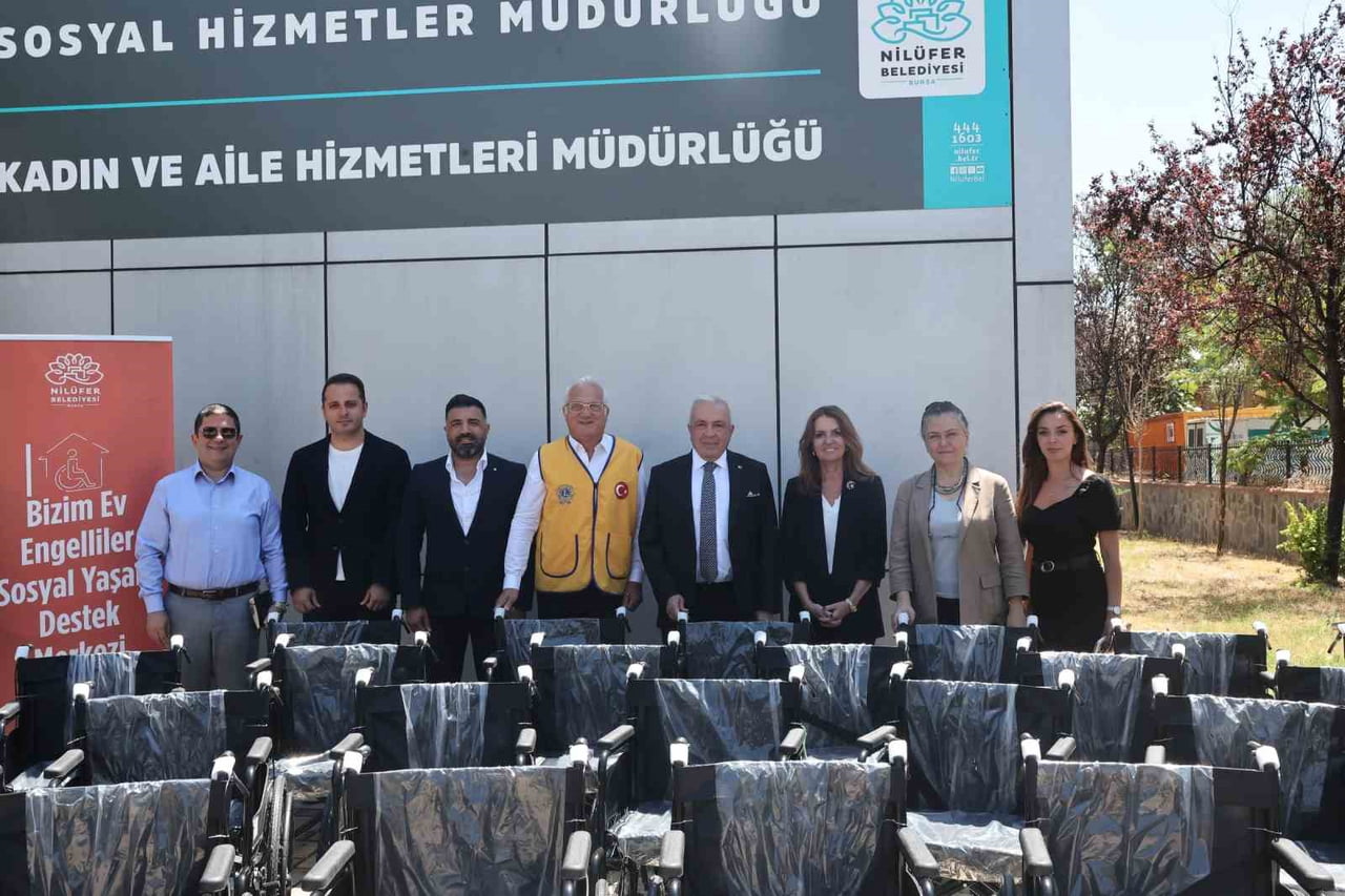 NİLÜFER BELEDİYESİ VE 118-K LİONS FEDERASYONU İŞ BİRLİĞİYLE ENGELLİ BİREYLERİN SOSYAL HAYATA...