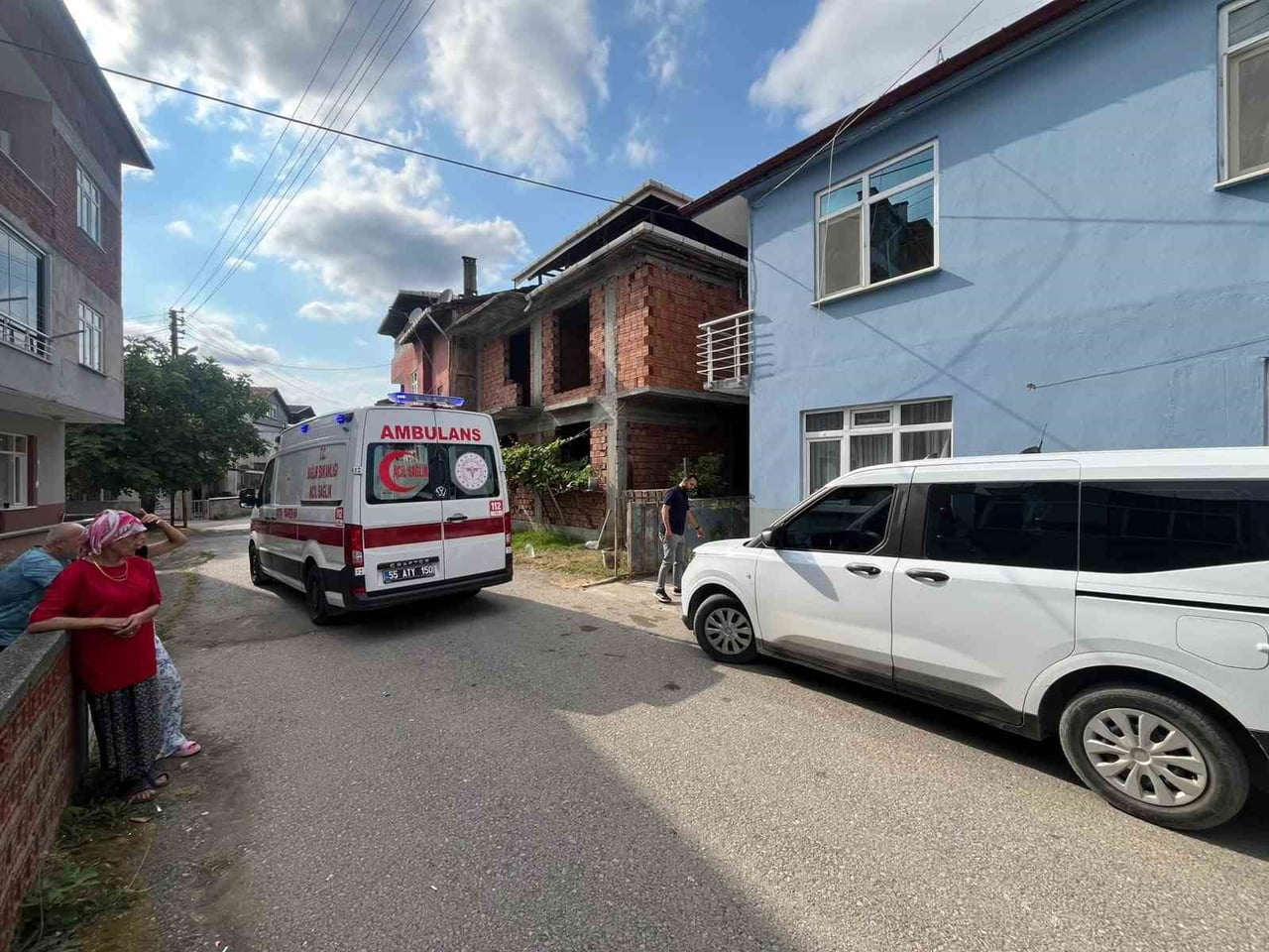 OLAY, ÇARŞAMBA İLÇESİ KİRAZLIKÇAY MAHALLESİ 469. SOKAK'TA MEYDANA GELDİ.