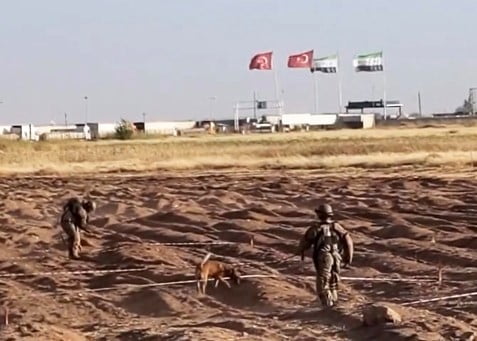 ÖNCÜPINAR SINIR HATTI'NDA MAYIN TEMİZLEME ÇALIŞMALARI SÜRÜYOR