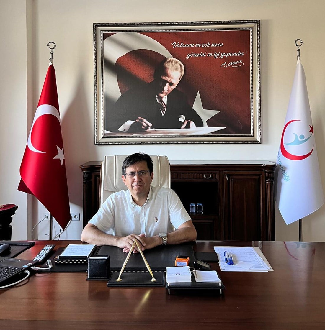 OP. DR. ALİ GÖK, GÖREVİNE BAŞLADI.