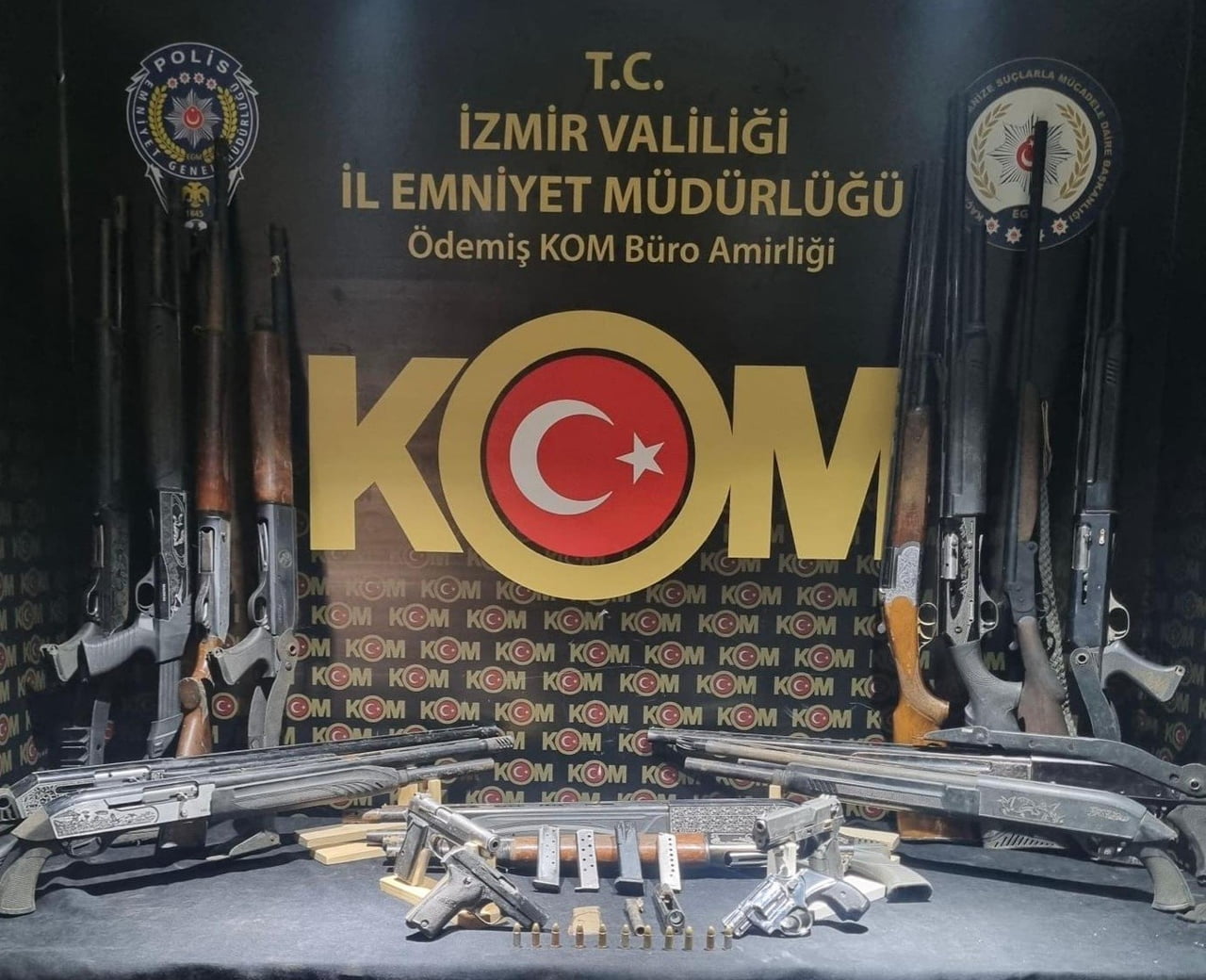 OPERASYONDA ELE GEÇİRİLEN SİLAHLAR