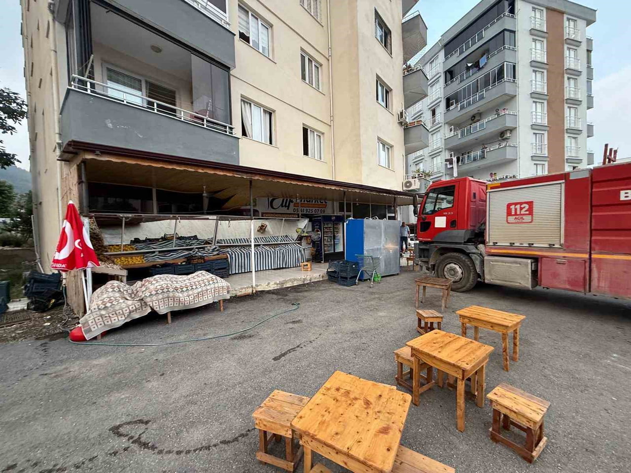 OSMANİYE'DE İŞ YERİNDE ÇIKAN YANGIN MADDİ HASARA NEDEN OLDU