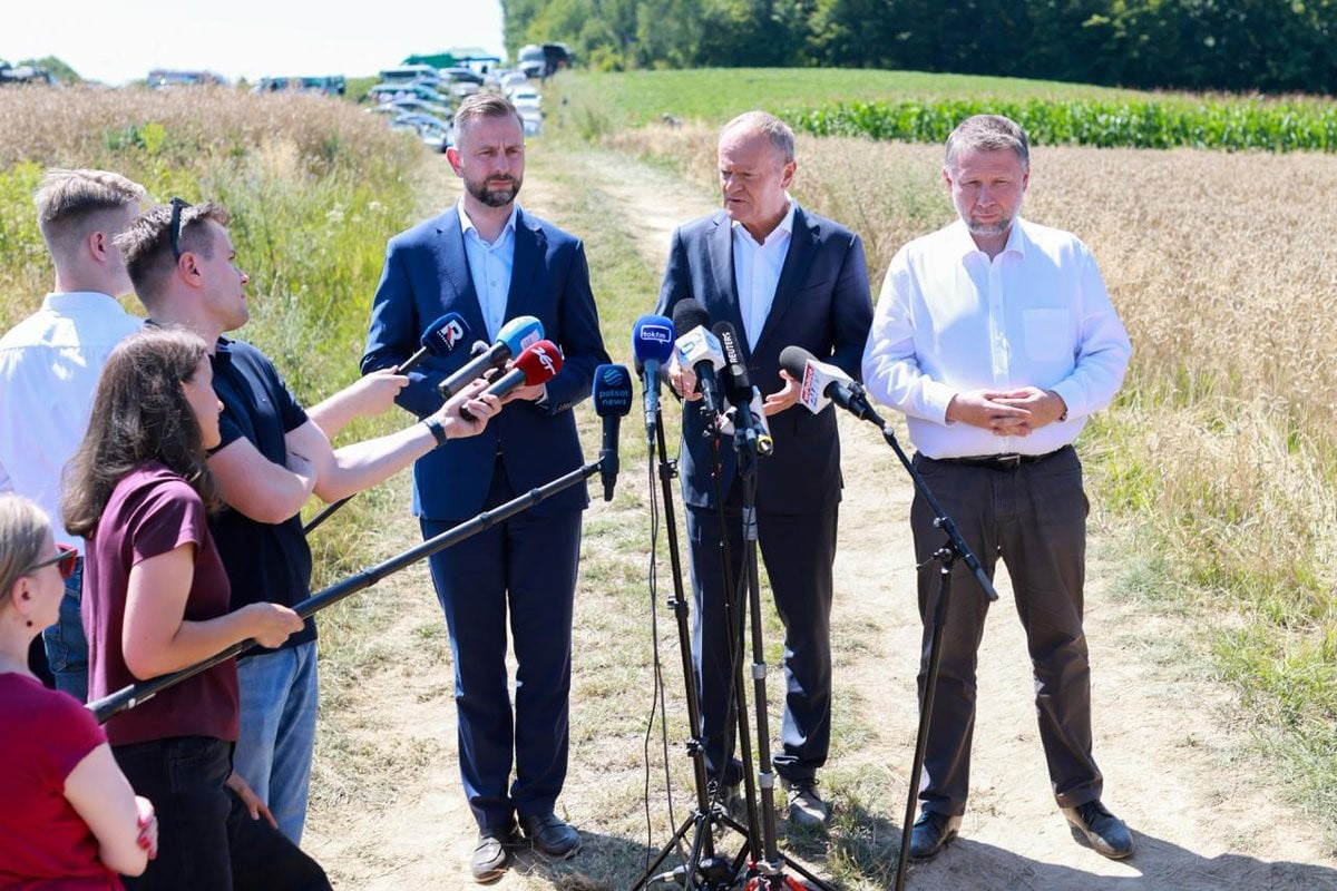 POLONYA BAŞBAKANI DONALD TUSK, KONUŞMA YAPTI.