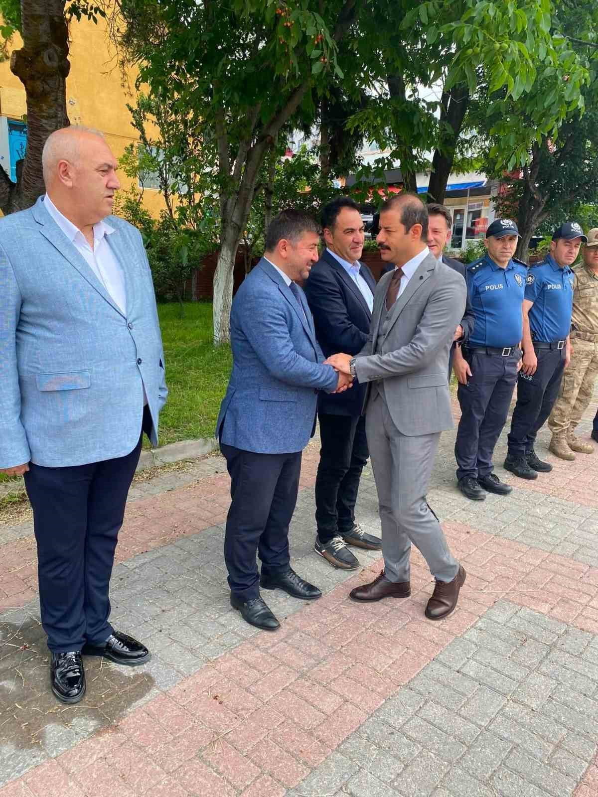 POSOF KAYMAKAMI BERTAN GÖREVİNE BAŞLADI. (OLGUN YILDIZ/ARDAHAN-İHA)