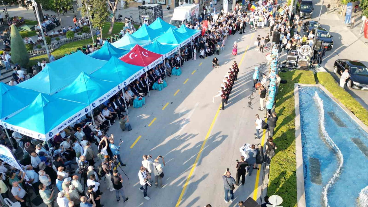 PROGRAM ALANI DRONLA HAVADAN GÖRÜNTÜLENDİ