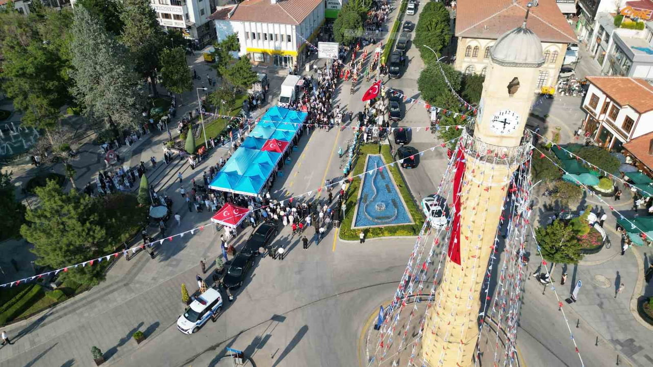 PROGRAM ALANI DRONLA HAVADAN GÖRÜNTÜLENDİ
