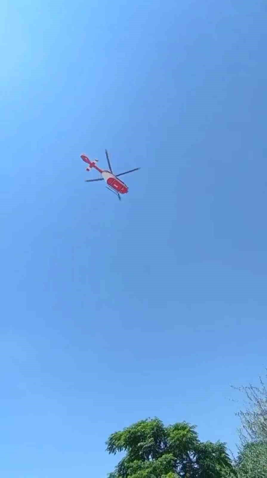 SAĞLIK BAKANLIĞI'NA AİT AMBULANS HELİKOPTER.