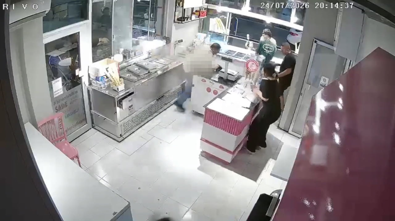 SALDIRI ANI GÜVENLİK KAMERASI