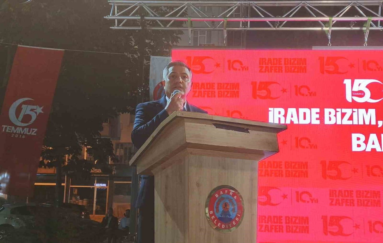 SAMSUN'UN BAFRA İLÇESİNDE, 15 TEMMUZ DEMOKRASİ VE MİLLÎ BİRLİK GÜNÜ DOLAYISIYLA ANMA PROGRAMI...