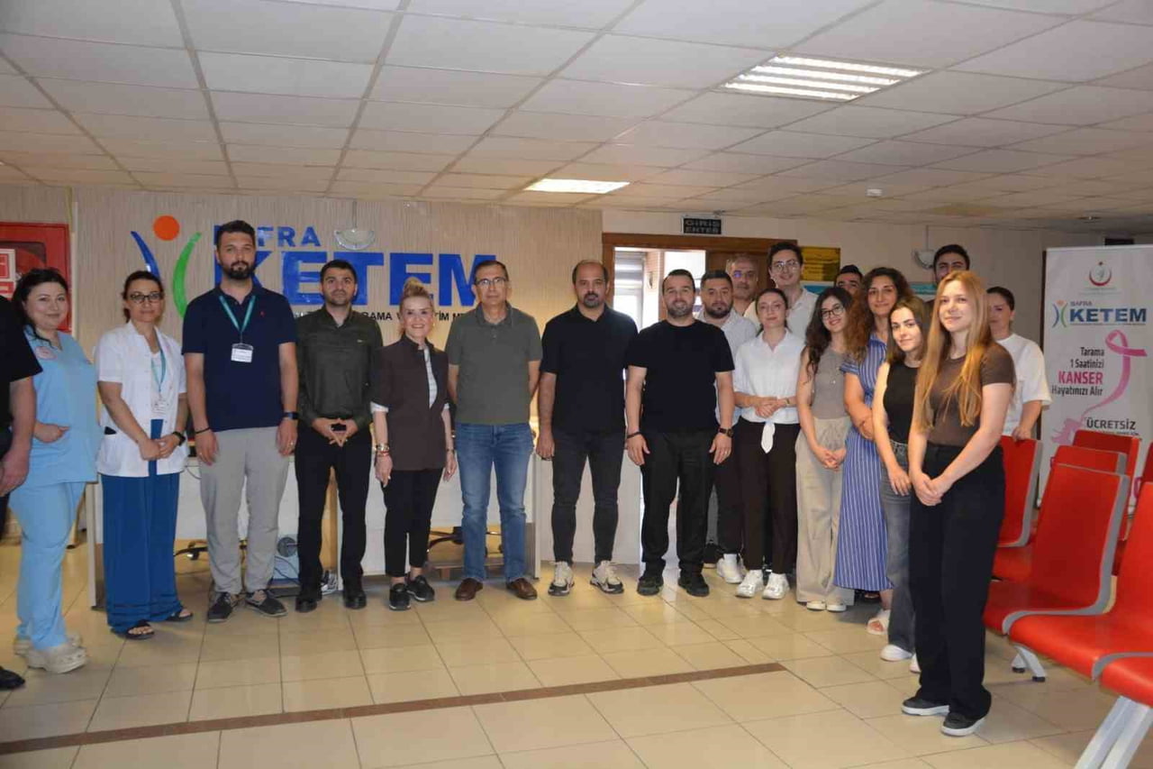 SAMSUN BAFRA DEVLET HASTANESİ HEKİMLERİ İLE BAFRA SAĞLIKLI HAYAT MERKEZİ PERSONELİ, KORUYUCU...